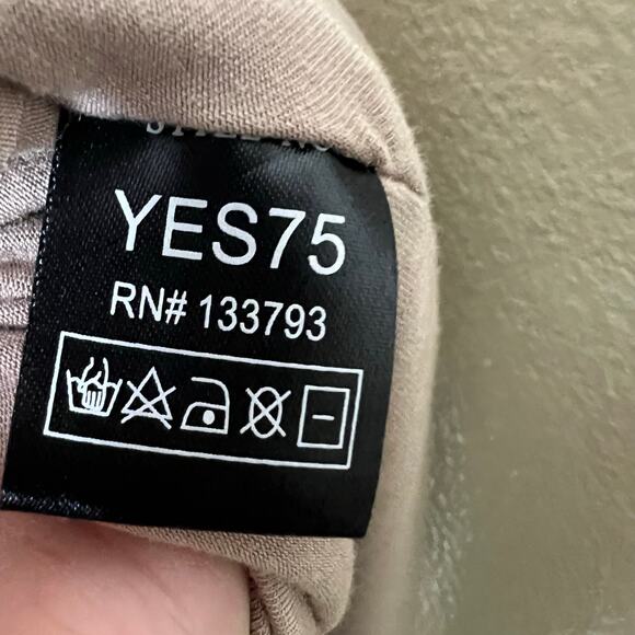 POL Swing Tunic Top Size Small Womens Brown Drop Shoulder Relaxed Acid Wash New - Picture 7 of 9